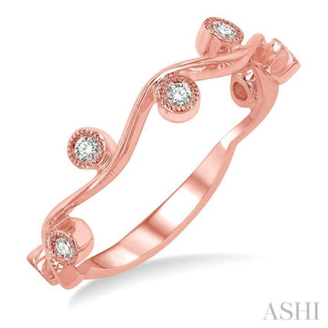 Stackable Light Weight Diamond Band
